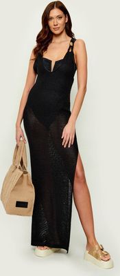 Sukienka elegancka Elisabetta Franchi ze sklepu: Gomez Fashion Store w kategorii: Sukienki - zdjęcie 874714-BD9-10338_EF262W000069110