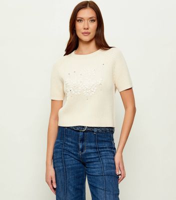 Sweter damski letni Liu Jo ze sklepu: Gomez Fashion Store w kategorii: Swetry damskie - zdjęcie 874714-BD9-10338_LC262W00020947E