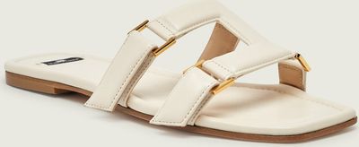 Klapki damskie na lato Elisabetta Franchi ze sklepu: Gomez Fashion Store w kategorii: Klapki damskie - zdjęcie 874714-BD9-10338_EF262W000103193