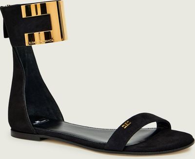 Sandały damskie na lato Elisabetta Franchi ze sklepu: Gomez Fashion Store w kategorii: Sandały damskie - zdjęcie 874714-BD9-10338_EF262W000105110