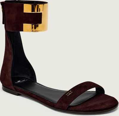 Sandały damskie na lato Elisabetta Franchi ze sklepu: Gomez Fashion Store w kategorii: Sandały damskie - zdjęcie 874714-BD9-10338_EF262W000105A07