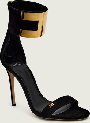 Sandały damskie na lato Elisabetta Franchi ze sklepu: Gomez Fashion Store w kategorii: Sandały damskie - zdjęcie 874714-BD9-10338_EF262W000106110