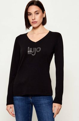 Bluzka damska casual Liu Jo Sport ze sklepu: Gomez Fashion Store w kategorii: Bluzki damskie - zdjęcie 874714-BD9-10338_LS262W000032649