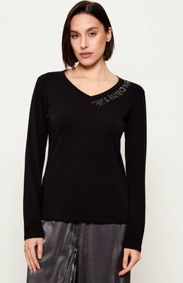 Bluzka damska wiosenna na lato Liu Jo Sport ze sklepu: Gomez Fashion Store w kategorii: Bluzki damskie - zdjęcie 874714-BD9-10338_LS262W000032960