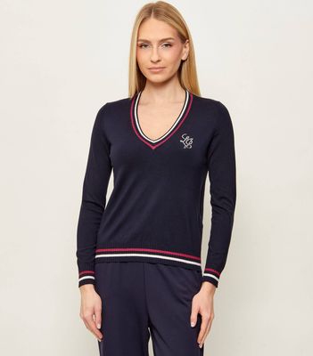 Liu Jo Sport - Sweter damski zimowy ze sklepu: Gomez Fashion Store w kategorii: Swetry damskie - zdjęcie 874714-BD9-10338_LS262W000035655