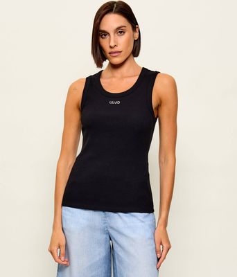 Bluzka damska letnia Liu Jo Sport ze sklepu: Gomez Fashion Store w kategorii: Bluzki damskie - zdjęcie 874714-BD9-10338_LS262W000036222