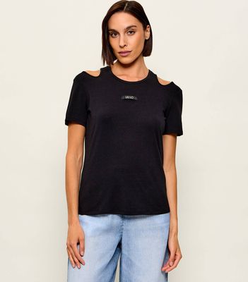 Bluzka damska casual Liu Jo Sport ze sklepu: Gomez Fashion Store w kategorii: Bluzki damskie - zdjęcie 874714-BD9-10338_LS262W000047222