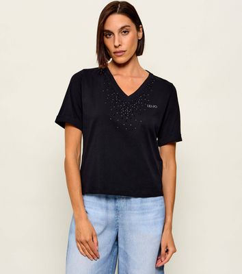 Bluzka damska na wiosnę Liu Jo Sport ze sklepu: Gomez Fashion Store w kategorii: Bluzki damskie - zdjęcie 874714-BD9-10338_LS262W000057222