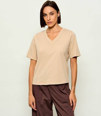 Bluzka damska casualowa Liu Jo Sport ze sklepu: Gomez Fashion Store w kategorii: Bluzki damskie - zdjęcie 874714-BD9-10338_LS262W000057658