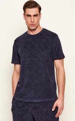 T-shirt męski na lato Emporio Armani ze sklepu: Gomez Fashion Store w kategorii: T-shirty męskie - zdjęcie 874714-BD9-10338_EW262M000004T29