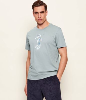 Emporio Armani - T-shirt męski ze sklepu: Gomez Fashion Store w kategorii: T-shirty męskie - zdjęcie 874714-BD9-10338_EW262M000020R47