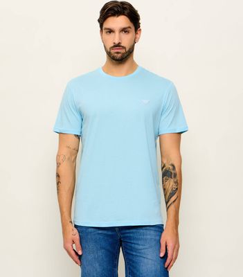 T-shirt męski na lato Emporio Armani ze sklepu: Gomez Fashion Store w kategorii: T-shirty męskie - zdjęcie 874714-BD9-10338_EW262M000022T37
