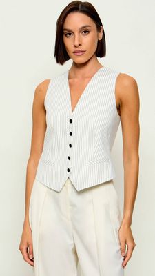 Kamizelka damska casualowa HUGO ze sklepu: Gomez Fashion Store w kategorii: Kamizelki damskie - zdjęcie 874714-BD9-10338_BU262W000031969