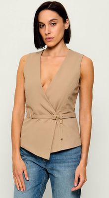 Kamizelka damska casual HUGO ze sklepu: Gomez Fashion Store w kategorii: Kamizelki damskie - zdjęcie 874714-BD9-10338_BU262W000057232
