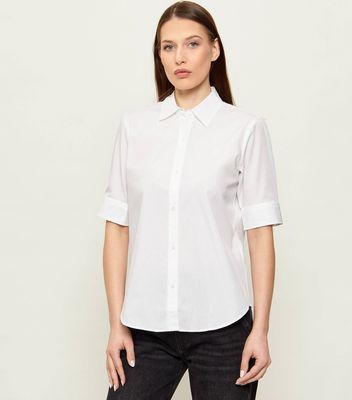 Koszula damska na wiosnę HUGO ze sklepu: Gomez Fashion Store w kategorii: Koszule damskie - zdjęcie 874714-BD9-10338_BU262W000061100