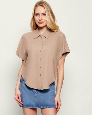 HUGO - Koszula damska ze sklepu: Gomez Fashion Store w kategorii: Koszule damskie - zdjęcie 874714-BD9-10338_BU262W000066232