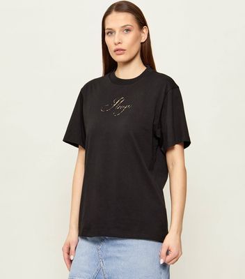 Bluzka damska wiosenna HUGO ze sklepu: Gomez Fashion Store w kategorii: Bluzki damskie - zdjęcie 874714-BD9-10338_BU262W000083001