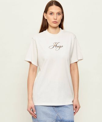 Bluzka damska na wiosnę HUGO ze sklepu: Gomez Fashion Store w kategorii: Bluzki damskie - zdjęcie 874714-BD9-10338_BU262W000083102