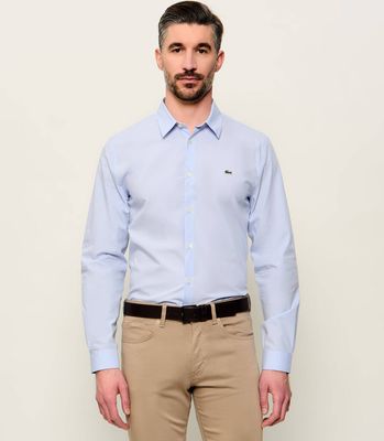 Koszula męska z klasycznym kołnierzykiem Lacoste ze sklepu: Gomez Fashion Store w kategorii: Koszule męskie - zdjęcie 874714-BD9-10338_LA262M000026185