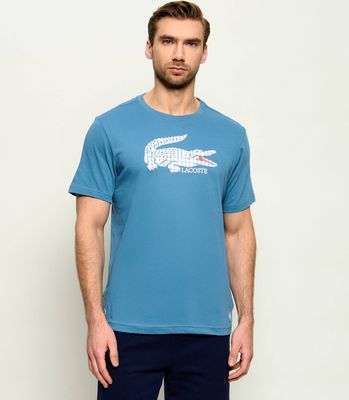 T-shirt męski młodzieżowy Lacoste ze sklepu: Gomez Fashion Store w kategorii: T-shirty męskie - zdjęcie 874714-BD9-10338_LA262M000084C15