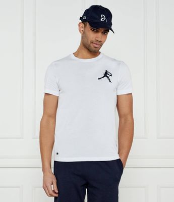 Lacoste - T-shirt męski letni ze sklepu: Gomez Fashion Store w kategorii: T-shirty męskie - zdjęcie 874714-BD9-10338_LA262M000088522