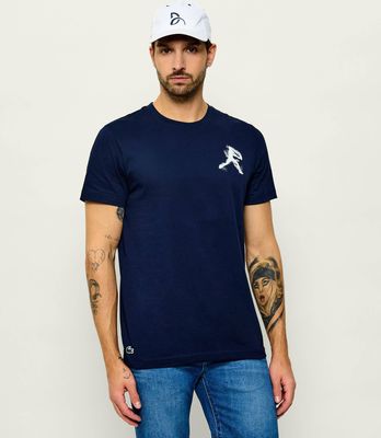 T-shirt męski casualowy Lacoste ze sklepu: Gomez Fashion Store w kategorii: T-shirty męskie - zdjęcie 874714-BD9-10338_LA262M000088525