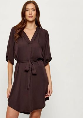 Emporio Armani - Sukienka na wiosnę kopertowa ze sklepu: Gomez Fashion Store w kategorii: Sukienki - zdjęcie 874714-BD9-10338_EW262W000004T41