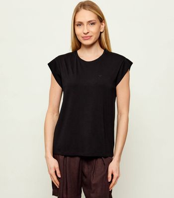 Bluzka damska wiosenna Emporio Armani ze sklepu: Gomez Fashion Store w kategorii: Bluzki damskie - zdjęcie 874714-BD9-10338_EW262W000008M13
