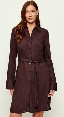 Sukienka koszulowa Emporio Armani ze sklepu: Gomez Fashion Store w kategorii: Sukienki - zdjęcie 874714-BD9-10338_EW262W000010T41