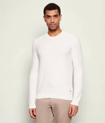 Sweter męski casual Joop! ze sklepu: Gomez Fashion Store w kategorii: Swetry męskie - zdjęcie 874714-BD9-10338_JO261M000002102