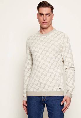 Joop! - Sweter męski casualowy ze sklepu: Gomez Fashion Store w kategorii: Swetry męskie - zdjęcie 874714-BD9-10338_JO261M000021A55
