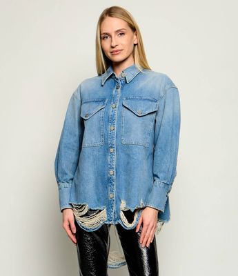 Kurtka damska casual DONDUP - made in Italy ze sklepu: Gomez Fashion Store w kategorii: Kurtki damskie - zdjęcie 874714-BD9-10338_DN262W000001800