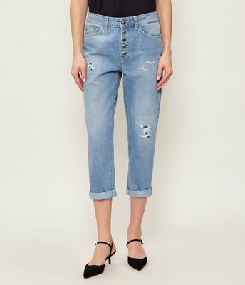 Jeansy damskie DONDUP - made in Italy ze sklepu: Gomez Fashion Store w kategorii: Jeansy damskie - zdjęcie 874714-BD9-10338_DN262W000008800