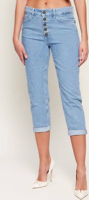 Jeansy damskie na lato DONDUP - made in Italy ze sklepu: Gomez Fashion Store w kategorii: Jeansy damskie - zdjęcie 874714-BD9-10338_DN262W000010800