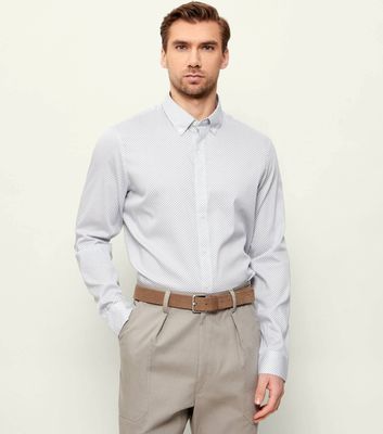 Koszula męska z klasycznym kołnierzykiem Michael Kors ze sklepu: Gomez Fashion Store w kategorii: Koszule męskie - zdjęcie 874714-BD9-10338_MK261M000009100