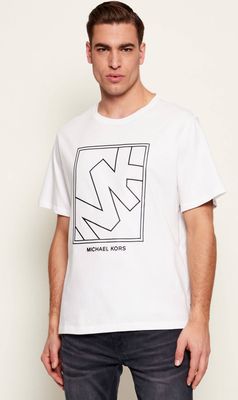 T-shirt męski na wiosnę Michael Kors ze sklepu: Gomez Fashion Store w kategorii: T-shirty męskie - zdjęcie 874714-BD9-10338_MK261M000012100