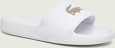 Klapki damskie na lato Lacoste ze sklepu: Gomez Fashion Store w kategorii: Klapki damskie - zdjęcie 874714-BD9-10338_LA262W000002C31