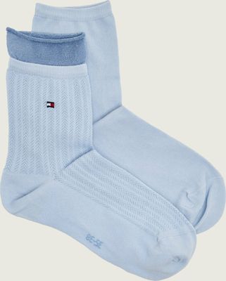 Skarpetki damskie gładkie Tommy Hilfiger ze sklepu: Gomez Fashion Store w kategorii: Skarpetki damskie - zdjęcie 874714-BD9-10338_TH262W000276003