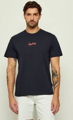 T-shirt męski na lato Replay ze sklepu: Gomez Fashion Store w kategorii: T-shirty męskie - zdjęcie 874714-BD9-10338_RY262M000016970