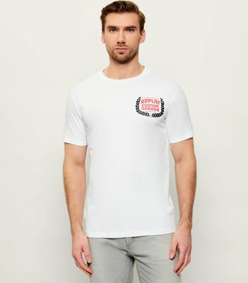 T-shirt męski młodzieżowy letni Replay ze sklepu: Gomez Fashion Store w kategorii: T-shirty męskie - zdjęcie 874714-BD9-10338_RY262M000045041