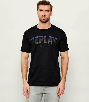 T-shirt męski wiosenny Replay ze sklepu: Gomez Fashion Store w kategorii: T-shirty męskie - zdjęcie 874714-BD9-10338_RY262M000046098