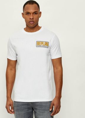T-shirt męski młodzieżowy wiosenny Replay ze sklepu: Gomez Fashion Store w kategorii: T-shirty męskie - zdjęcie 874714-BD9-10338_RY262M000047A01