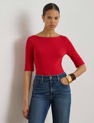 Bluzka damska LAUREN RALPH LAUREN ze sklepu: Gomez Fashion Store w kategorii: Bluzki damskie - zdjęcie 874714-BD9-10338_RL262W00000180T