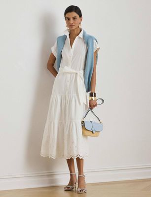 Sukienka casual LAUREN RALPH LAUREN ze sklepu: Gomez Fashion Store w kategorii: Sukienki - zdjęcie 874714-BD9-10338_RL262W000007F20
