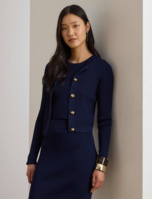 Sweter damski na wiosnę LAUREN RALPH LAUREN ze sklepu: Gomez Fashion Store w kategorii: Swetry damskie - zdjęcie 874714-BD9-10338_RL262W000014OH3