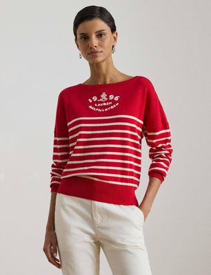Sweter damski LAUREN RALPH LAUREN ze sklepu: Gomez Fashion Store w kategorii: Swetry damskie - zdjęcie 874714-BD9-10338_RL262W00001550T