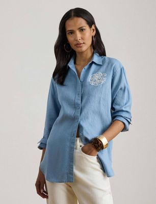 Koszula damska LAUREN RALPH LAUREN ze sklepu: Gomez Fashion Store w kategorii: Koszule damskie - zdjęcie 874714-BD9-10338_RL262W00002354T