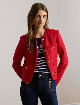 LAUREN RALPH LAUREN - Marynarka ze sklepu: Gomez Fashion Store w kategorii: Marynarki damskie - zdjęcie 874714-BD9-10338_RL262W00002756T