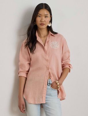 Koszula damska casual LAUREN RALPH LAUREN ze sklepu: Gomez Fashion Store w kategorii: Koszule damskie - zdjęcie 874714-BD9-10338_RL262W00002363T