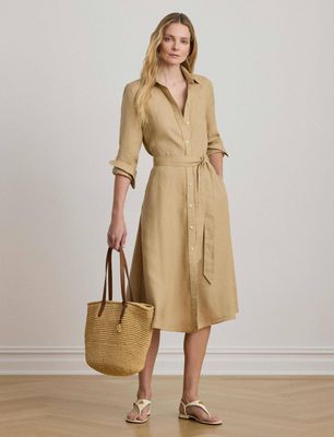 LAUREN RALPH LAUREN - Sukienka koszulowa ze sklepu: Gomez Fashion Store w kategorii: Sukienki - zdjęcie 874714-BD9-10338_RL262W000042JE9